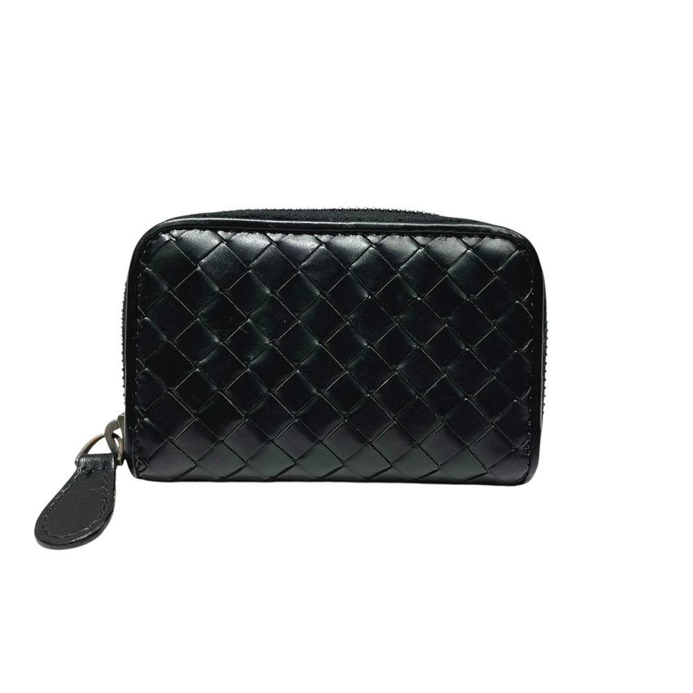 Bottega Veneta Coin Purse, Round Zipper, Leather, 114075 V4651 1000